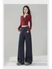 Women's High-Waisted Wide-Leg Slimming Denim Jeans - Summer 2025 Collection