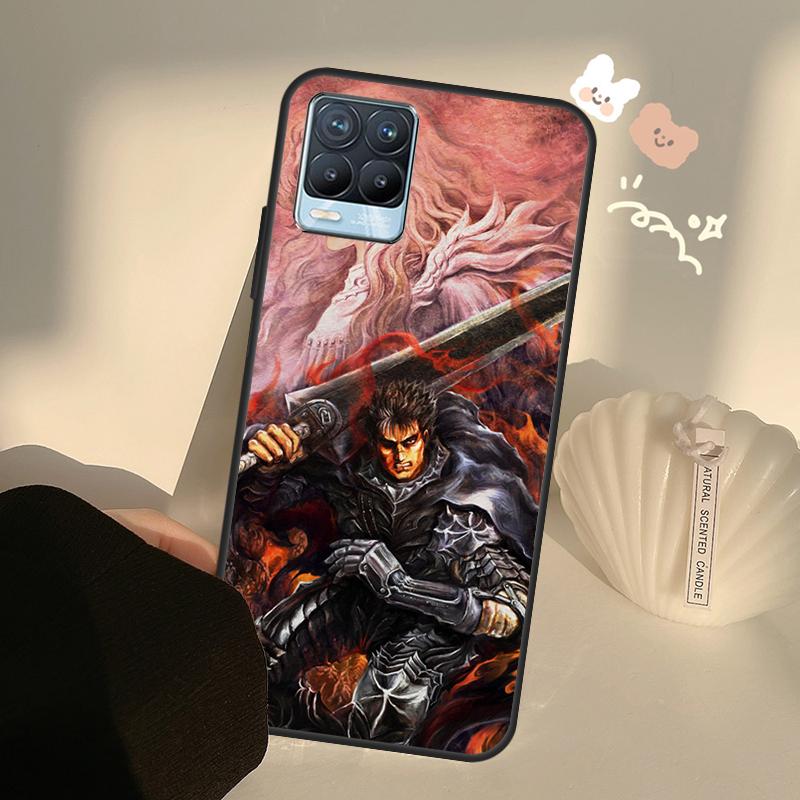 Berserk Guts Anime Per OnePlus 10 Pro 9 Pro 8T Nord2 9R Custodia Per Realme GT 2 Pro 7 8 GT Neo2 9i 8i C21 Coque