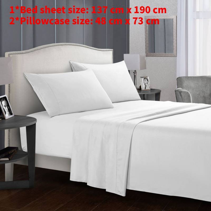 Modern Minimalist Polyester Bed Sheets And Pillowcases With Soft Breathable Comfort For All Seasons
