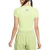 Nike As W Nsw Slim Crop Round Neck Logo Comfortable Short Sleeve Outdoor Quick Dry T-Shirt Women T-Shirt Green HQ1710360