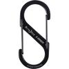 Night Eyes S-Biner Stainless Steel #3 Black Multi-Use Clip Keychain Tool