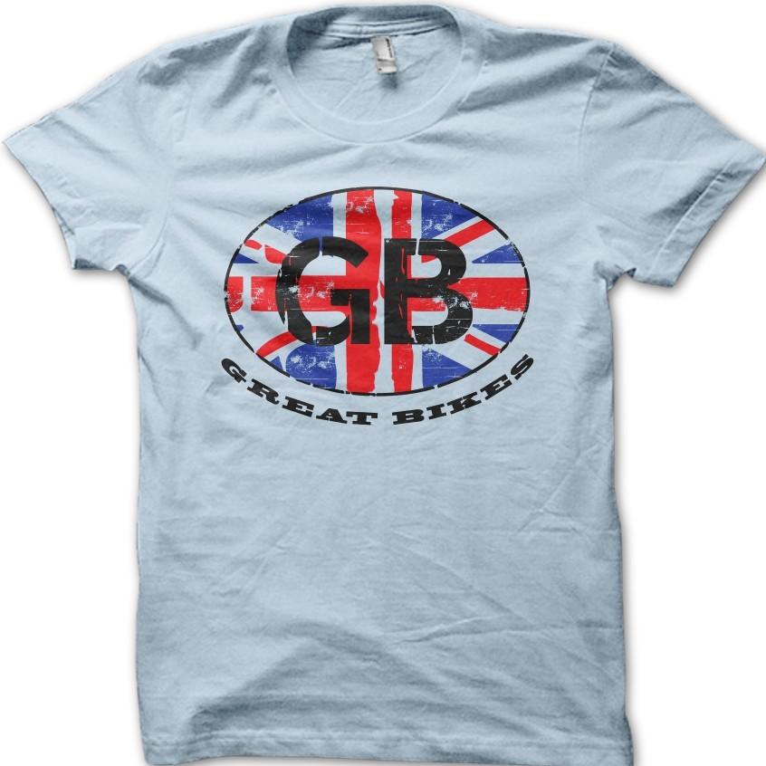 

Great Bikes GB Logo Union Jack T-Shirt – British Motorcycle Tee Vintage Biker 4XL