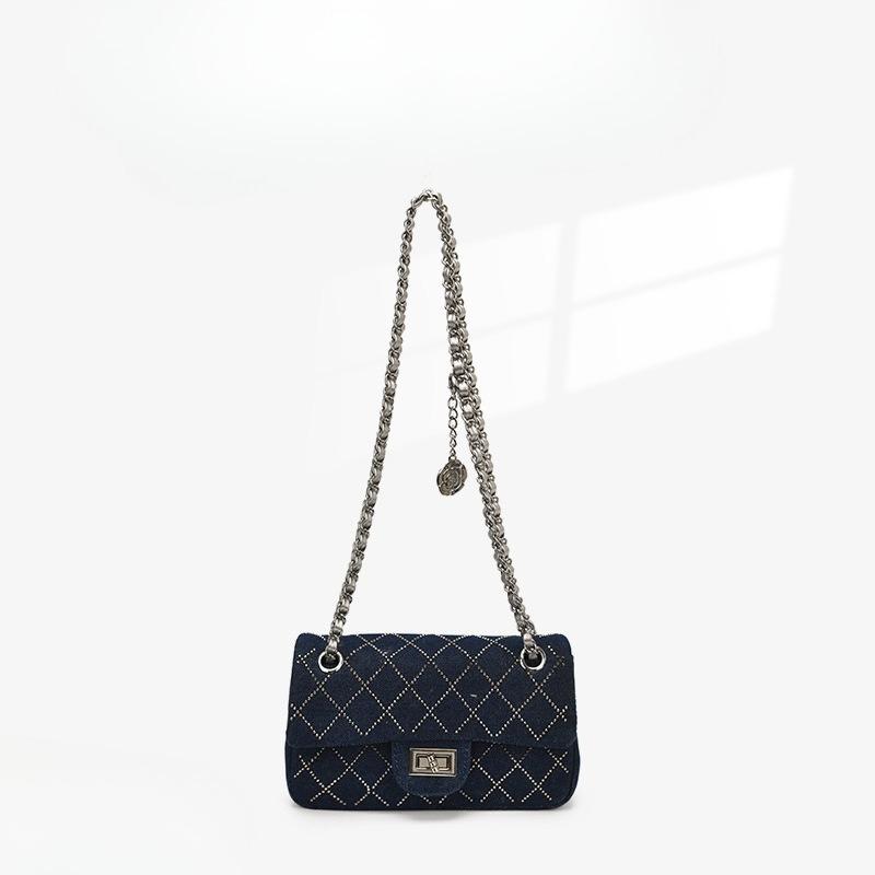 Chain Bag with Flip-top Cover, Small Square Bag, Fashionable Single-shoulder Crossbody Bag, Small Bag