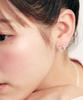 Lovember [Silver 925] Ribbon E Studs