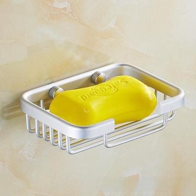 Raft elegant oval din aluminiu fără găuri pentru săpun