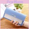 Wholesale 2023 New Korean Style Ladies Wallet Long Three-fold Wallet With Button Multiple Card Slots Coin Pocket