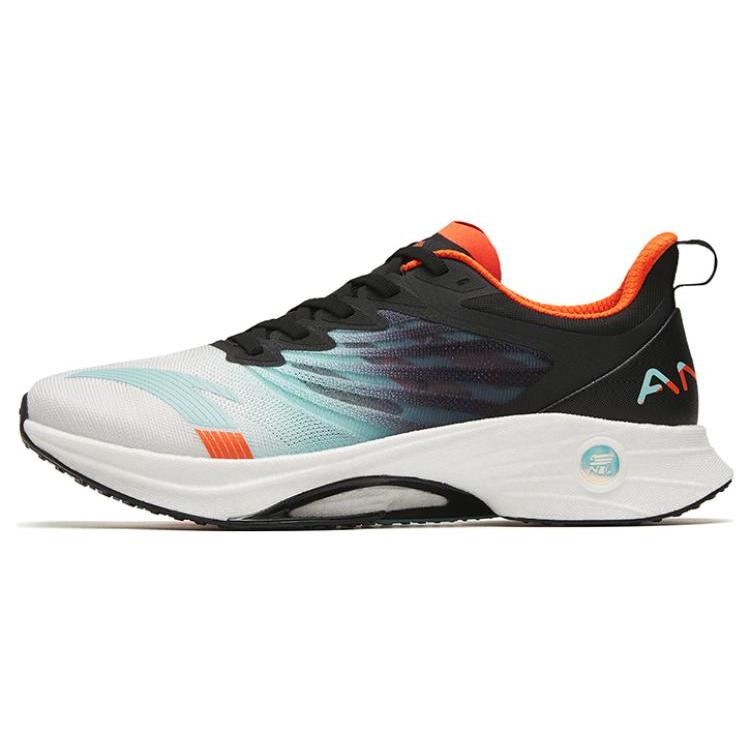 New Anta MACH 3.0 Cushioning Anti Slip And Wear Resistant Low Top Running Shoes Men's White Light Blue 112325583-6