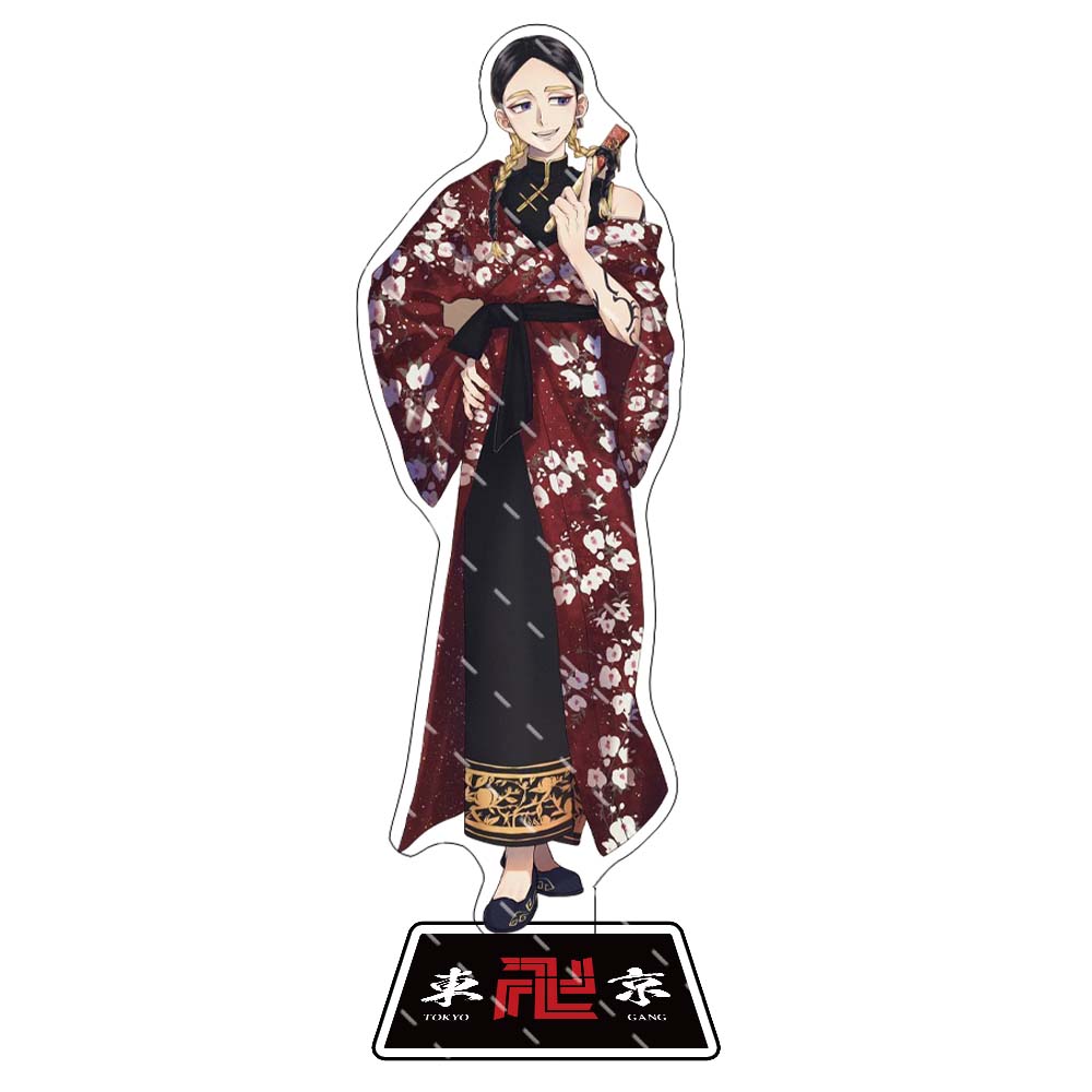 Anime Tokyo-revenge Acrylic Bracket Model Character Manjiro Sano Draken Model Desktop Ornament Standing Fan Collection Gift