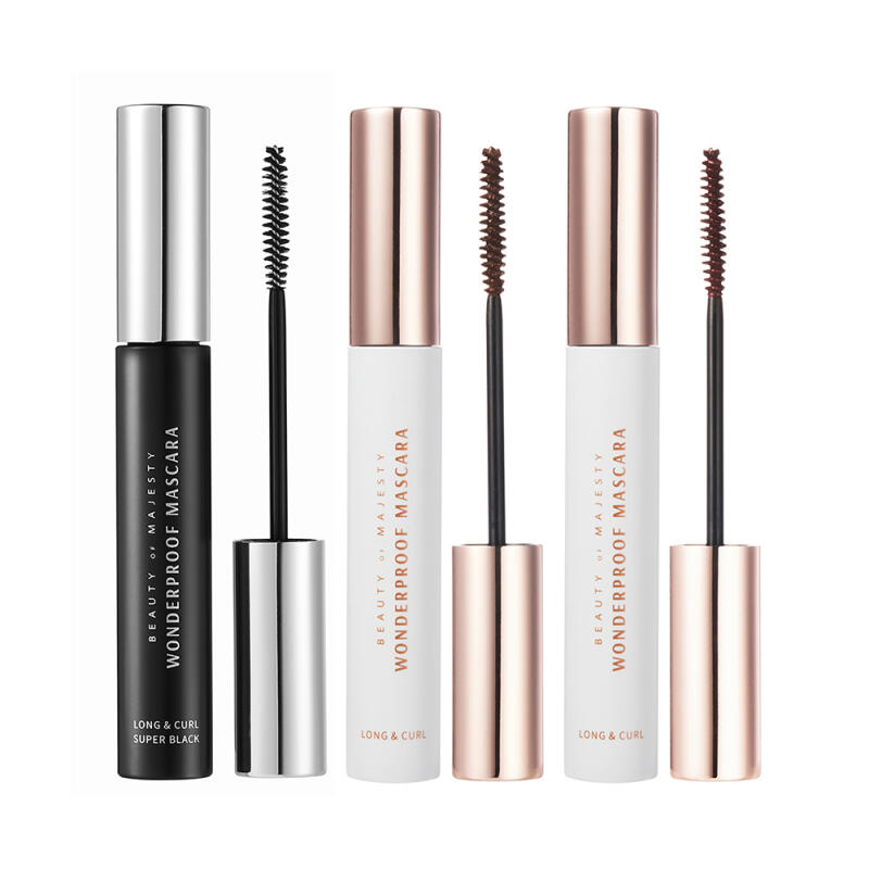 BM Waterproof Mascara Long & Curl 8g (Choose 1 of 3 colors)