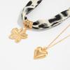 Sea Star Scarf Necklace Seashell Bohemian Style Necklace Trendy Beads Chain Choker  Gold Jewelry