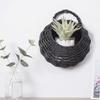 Handmade Willow Flower Bed Wall Hanging Willow Flower Basket Garden Flower Pot Bracket Garden Flower Pot Wall Hanging Flower Pot