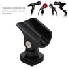 Universal Microphone Clip Holder, Plastic Microphone Clip Stand with Hot Shoe and 1/4" Screw Hole, 180 Rotation, for 0.8" Diameter Handheld Microphon