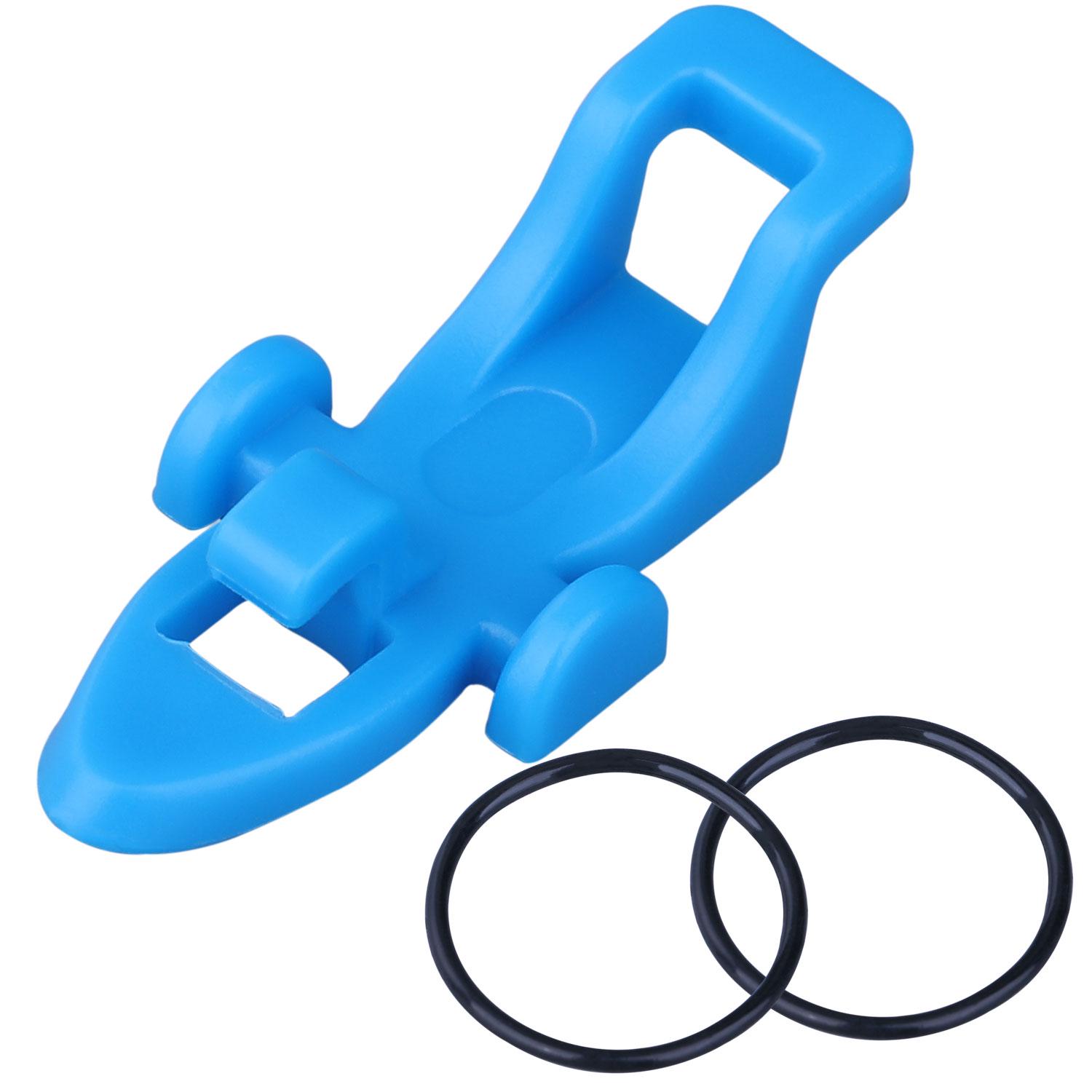 

1 шт. пластиковый держатель рыболовных крючков для удочки, рыболовные приманки, безопасный держатель для приманки, рыболовные снасти синий