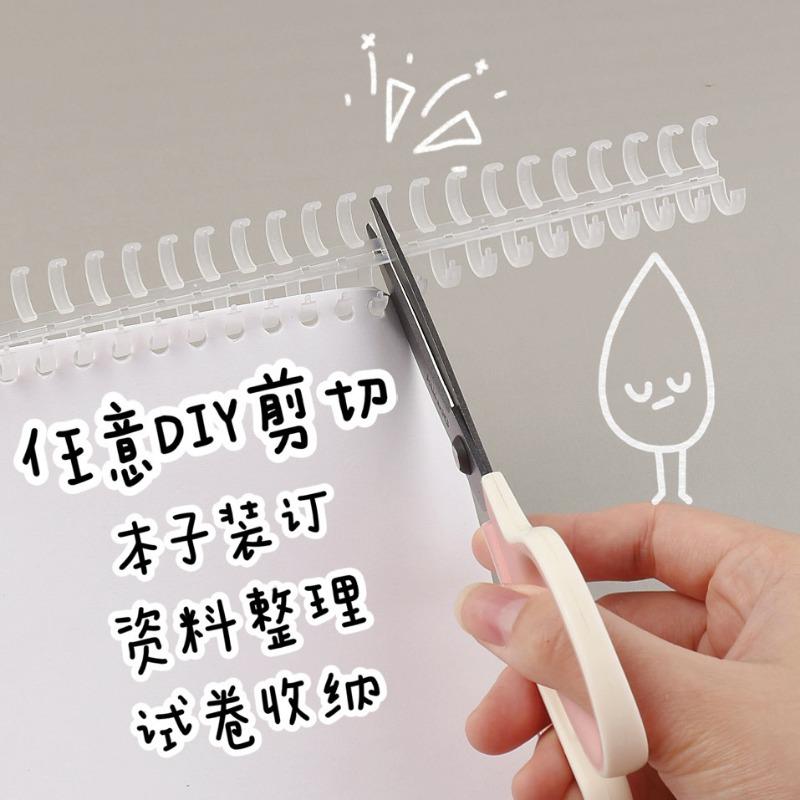 Cuttable Plastic 30 Hole Loose Leaf Binding Ring For A4 Book Binding