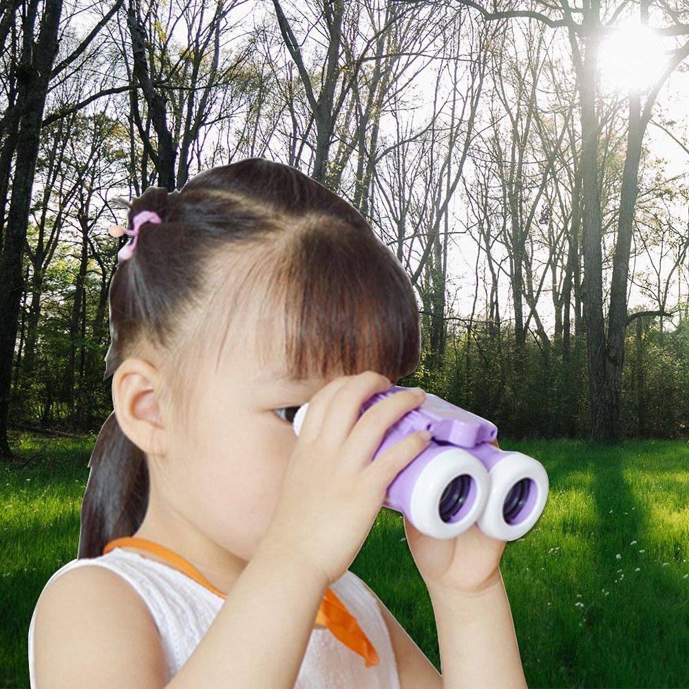 6 Times Lightweight Binoculars with Strap Children Educational Toys (Blue)
