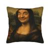 Starry Night Sunflower Mona Lisa Pillow Case Custom Pillow Cover For Living Room Bed Chair Funny Pillowcases