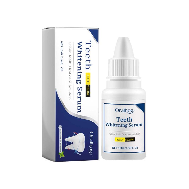 Pulizia Sbiancamento Denti Siero Rimuovere Placca Denti Bianchi Gel Macchie Gialle Denti Dentifricio Alito Fresco Igiene Orale Cura