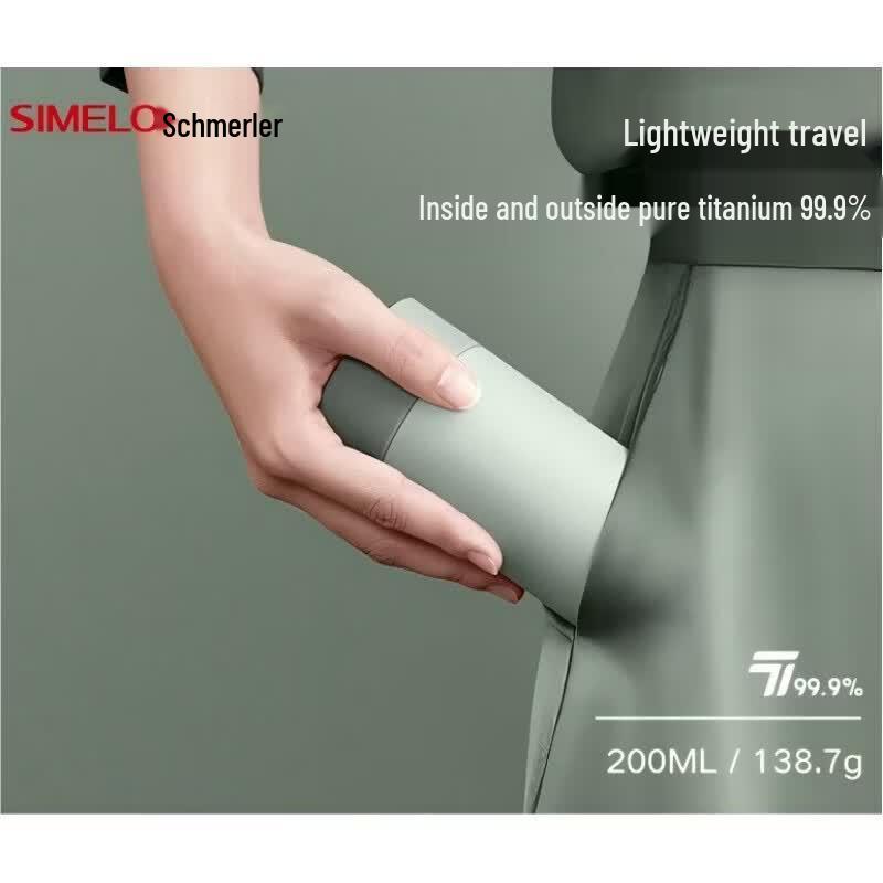 Shimeile Pure Titanium Insulated Tea Cup