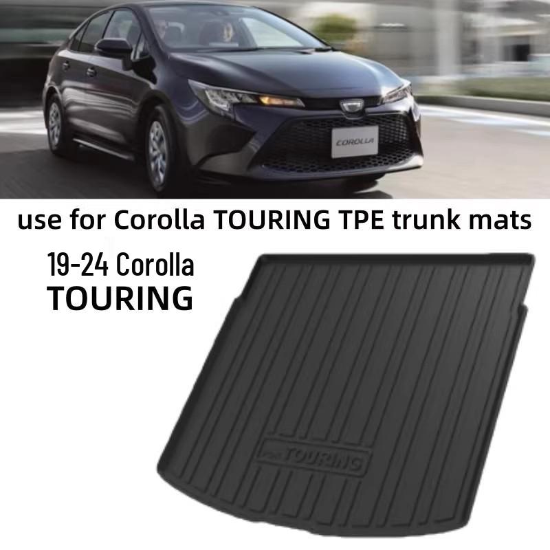 Водонепроницаемый ТПЭ коврик в багажник для Corolla Touring 2019-2024, прочный и износостойкий Custom Fit