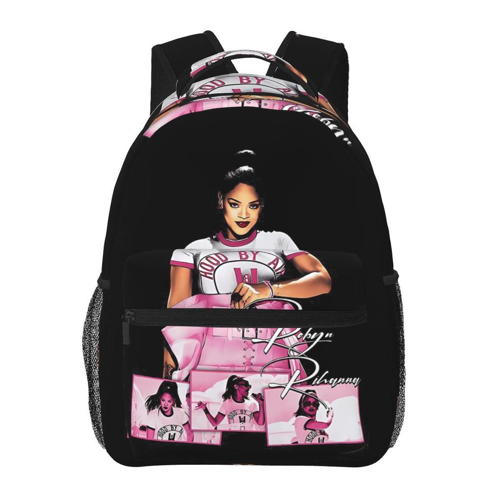 Anime Hair Girl Rihanna Student Backpack School Bag Hiking Travel Daypack for Men Women Fashion Bookbag Shoulder Bags
