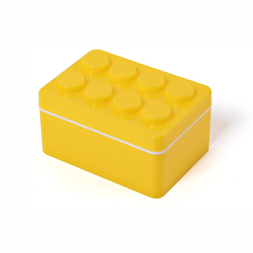 

Мыльница в форме строительного блока, дорожная, портативная, герметичная, с крышкой, креативная, штабелируемая мыльница в форме строительного блока жёлтый