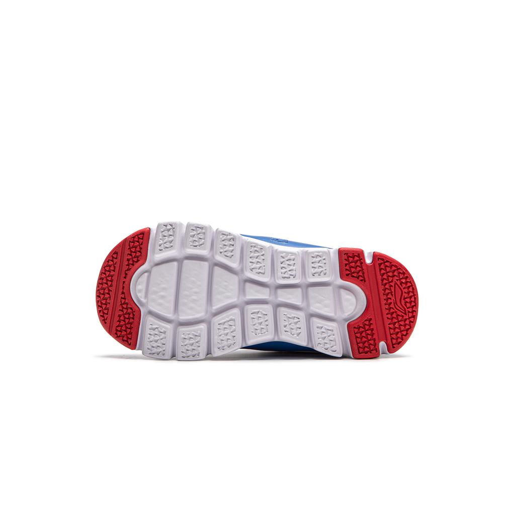 Li Ning Kids Sports Lifestyle Series Synthetic Leather Soft Lightweight Quick Easy On And Off Shock Absorption Rebound Low Top Casual Shoes YKNU090-25