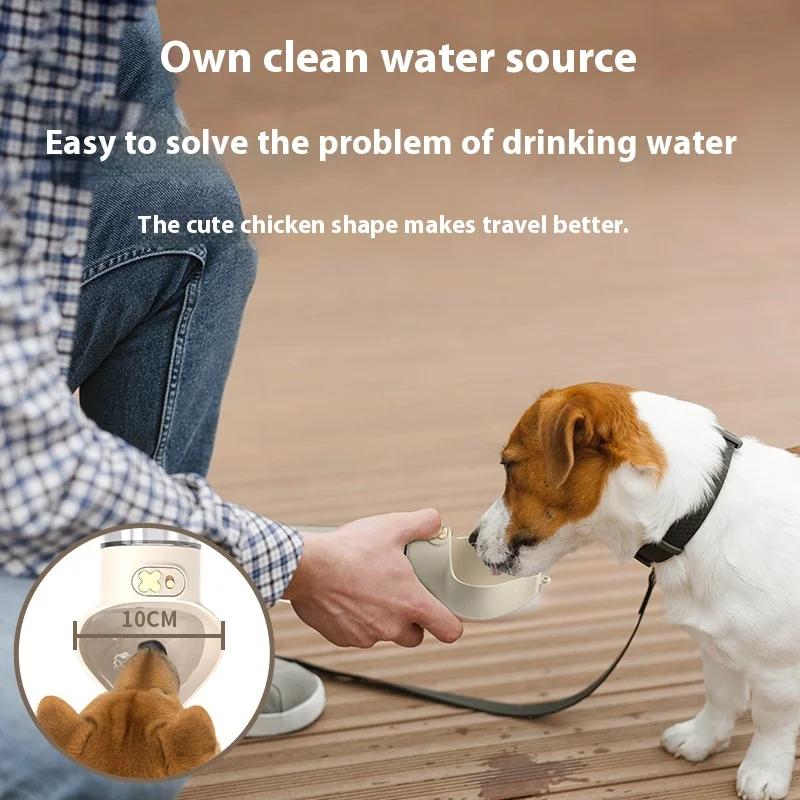 Portable Drinking Bottle for Dog and Cat Drinking Water Cup Rum Drinking Walking Water Drinker