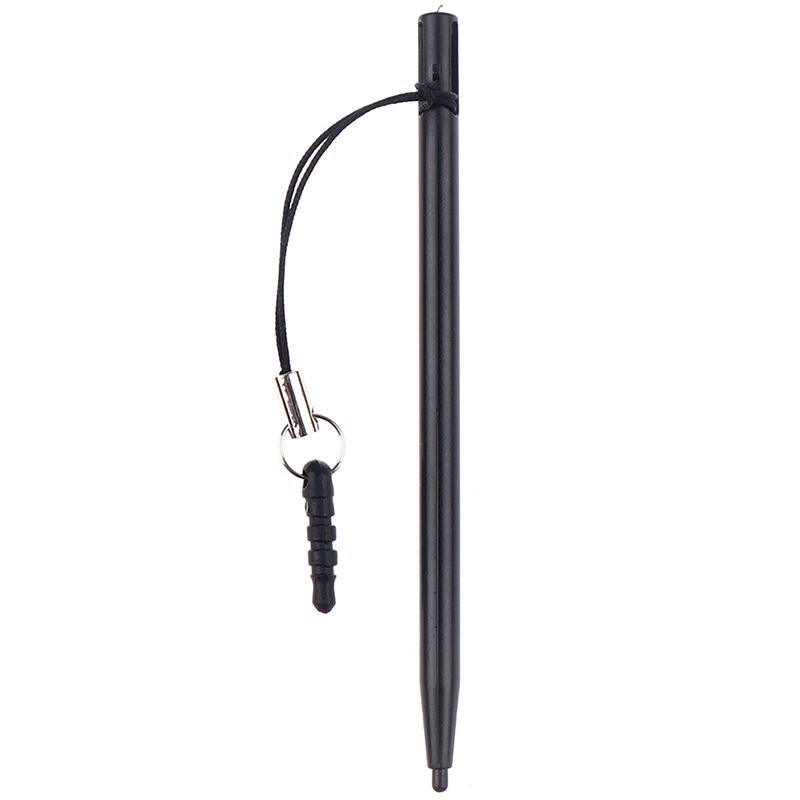 5Pcs Resistive Touch Screen Stylus Hard Tip Pen With Dust Plug Rope For Pos Mp4