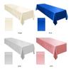 Elegant Dining Tablecloth Cotton Linen Satin Rectangular Table Towel Water and Stain Resistant for Long Use