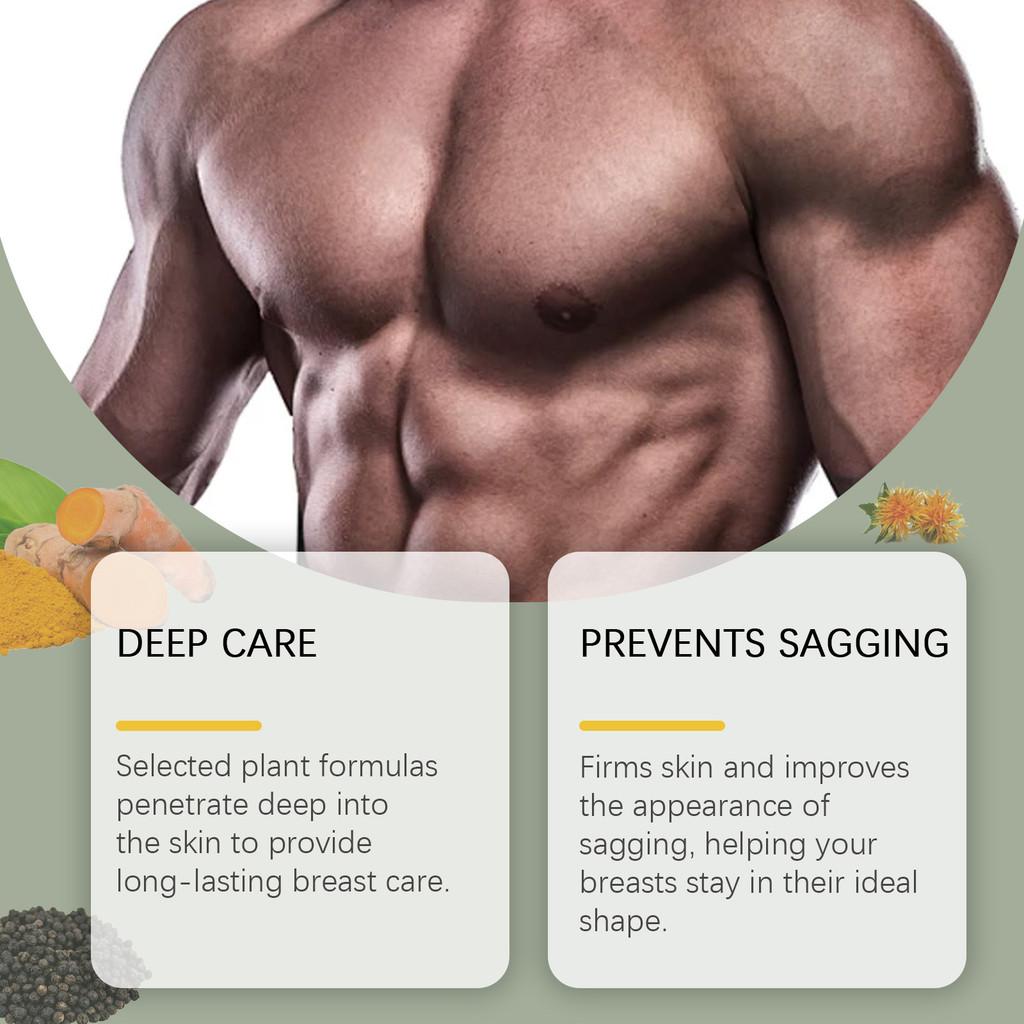 West Month Male Chest Care Patches For Firming And Shaping Male Chest Skin 12 Pieces