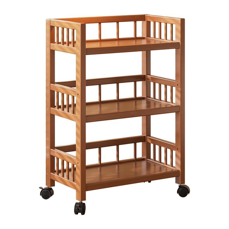 Mobile Multi-Layer Snack Storage Trolley for Kitchen