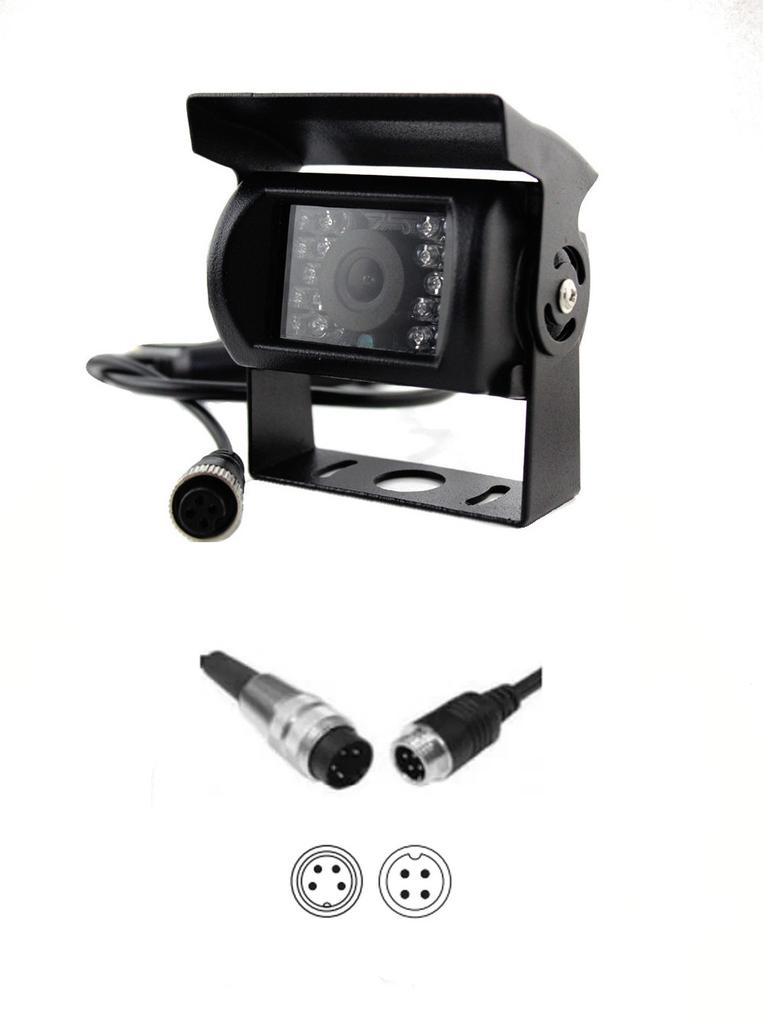Kamera Cofania + Adapter Redukcja Kamery Do Orlaco Scania Cat