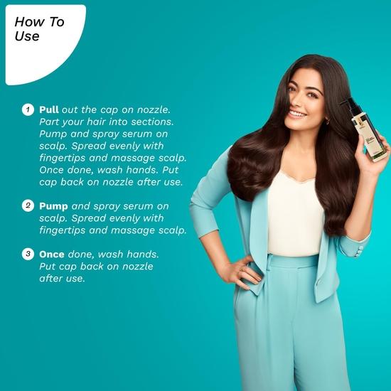 Pilgrim Patuá 3% MelanoGray™ ANTI-GREY HAIR SERUM for Men & Women| Natural hair serum to reduce grey hair | 90ml