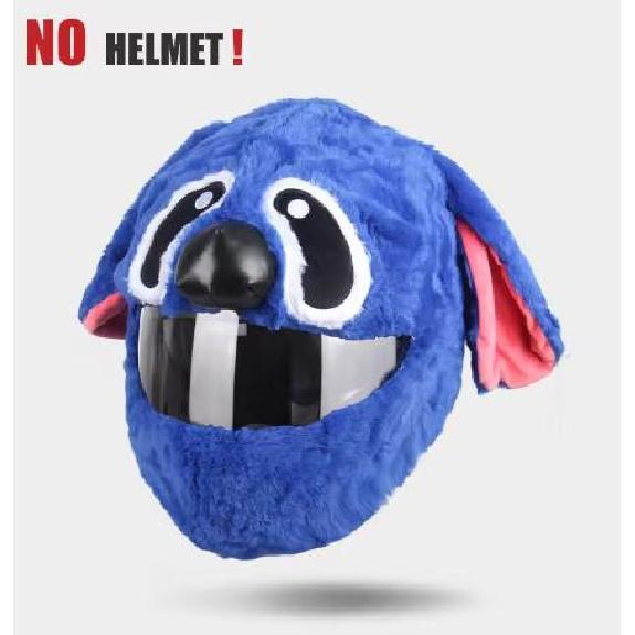 Motorcycle Full Helmet Cover Cartoon Plush Animal Helmet Cover Fabric Protection Funny Helmet Cover Motorcycle AccessoriesSpeed Sensors 6