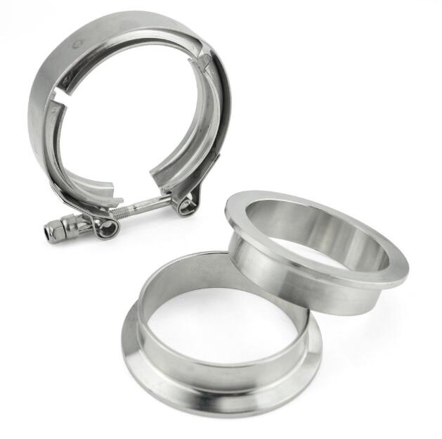Universal For Exhaust Clamp and flanges Kit 2.5 inch stainless steel