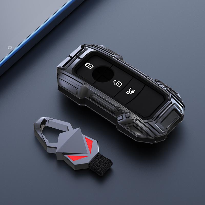 Mercedes Men's Key Case Protective Cover for E300L, C260L, A200L, GLC300L, GLA, and GLE models.