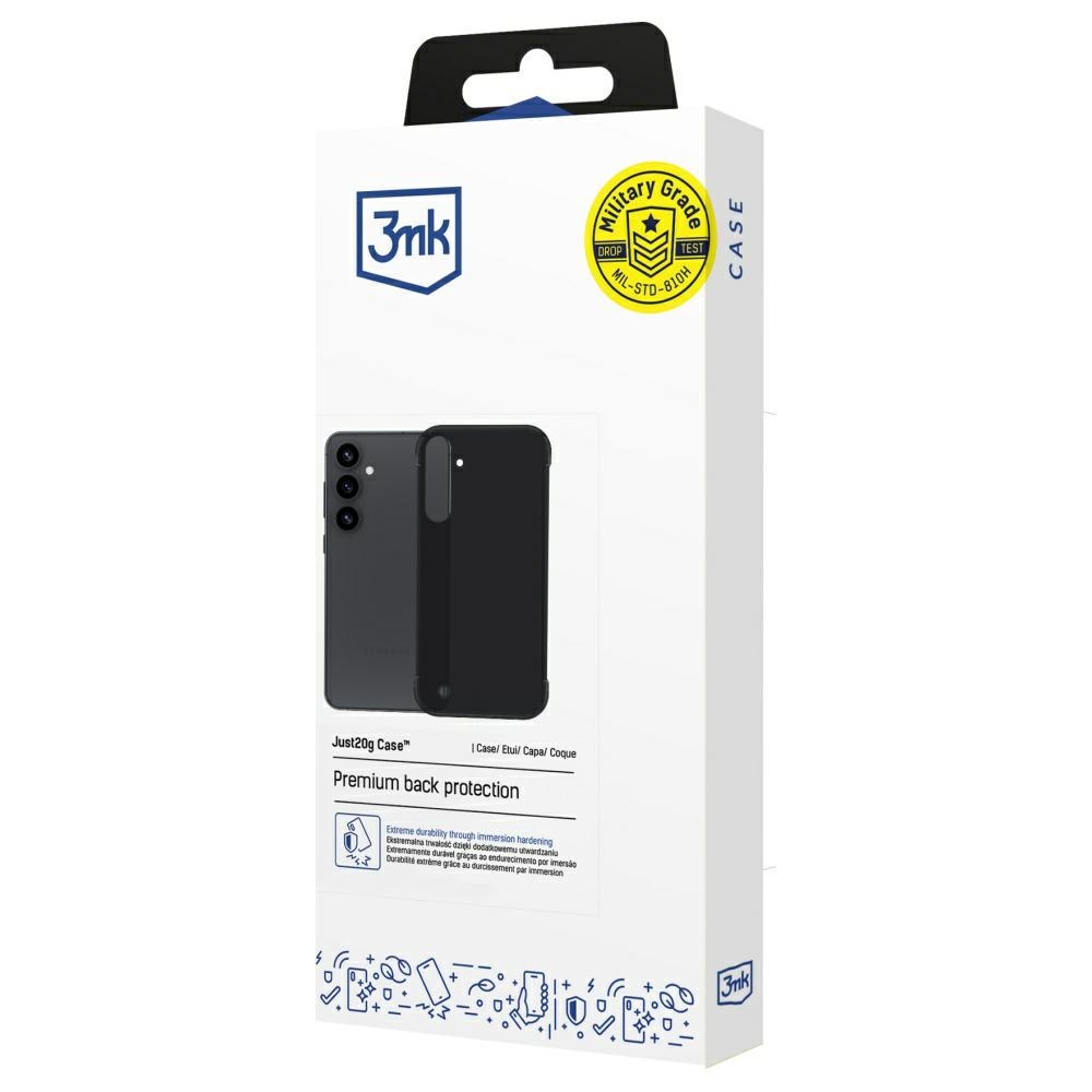 Etui 3Mk Just20G Matt Case Do Galaxy S25+, Czarne