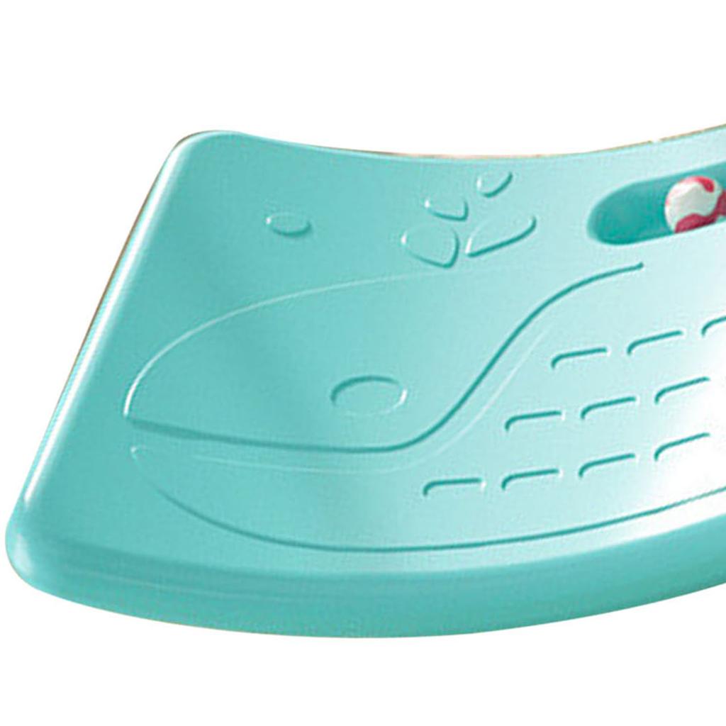 Kids Rocker Board Plastic Load Bearing 50kg 110.2lb Children s Wobble Board for Exercise Indoor Birthday Gift