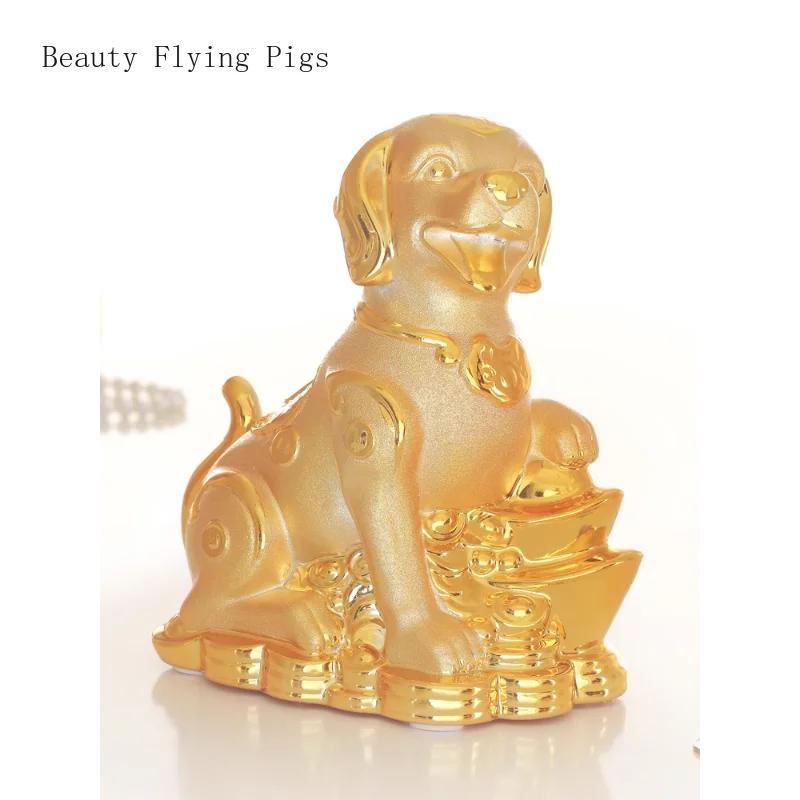 1PCS handmade ceramic cute twelve zodiac monkey chicken dog mouse dragon piggy bank home storefront front desk decoration