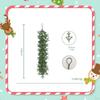 Artificial Christmas Garland Ornament, Realistic PE Table Centerpiece, Multifunctional Wall