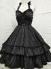 Letní klasické elegantní podvazkové šaty Lolita Solid Kawaii Lolita Retro Soft Girl Tea Party JSK Podvazkové šaty