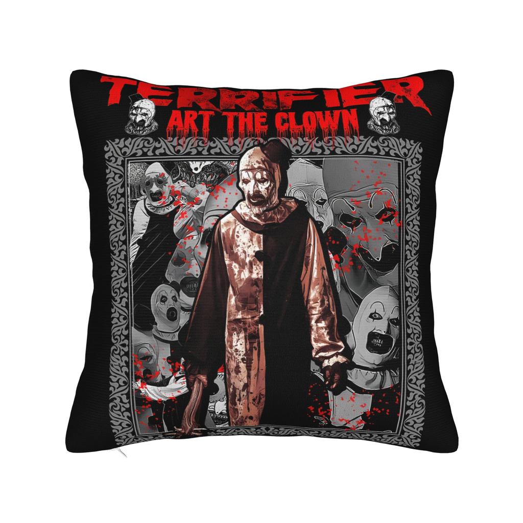 Terrifier Movie Pillow Case  Comfy Pillow Cover Fashion Pillowcases For Chair Sofa Home Decor