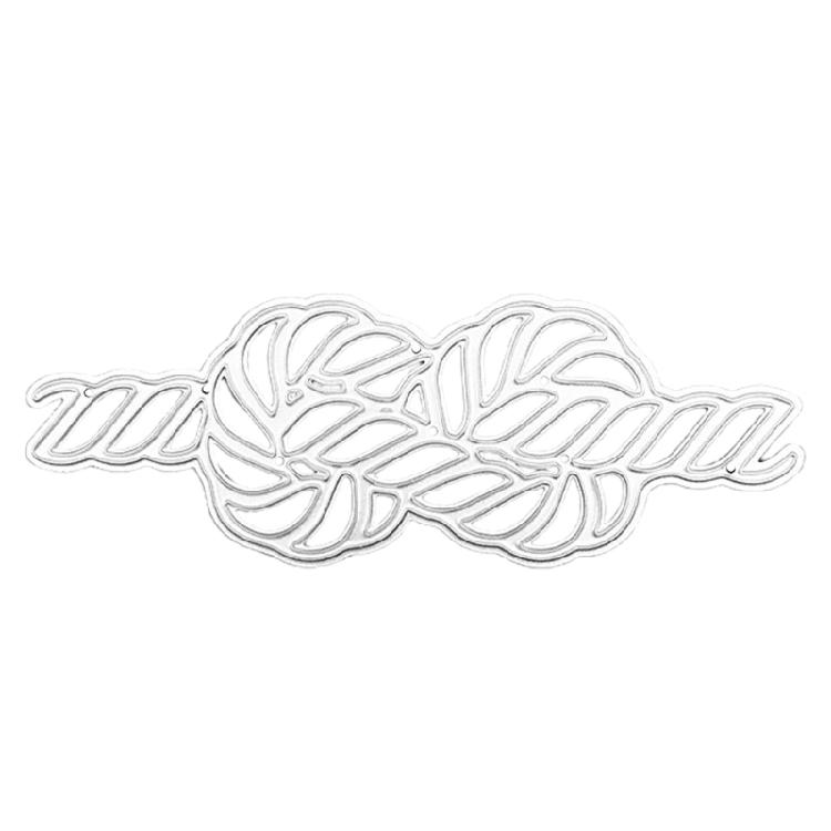 

Rope Cutting Dies Flat Knot Metal Die Cuts Embossing Stencil-for DIY Photo-Decor 1