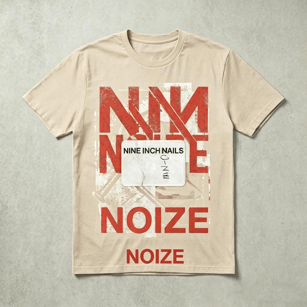 2026 NIN New Album Nine Inch Noize Unisex Unisex TShirt Unisex ONeck Cotton Short Sleeve Y2k Pop Oversized Exclusive Rock Tee