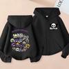 Murder Drones Printed Zip Up Outerwear Hoodie Children Clothes Kids Girls Boys Zipper Sweatshirt Baby Casual Tops Fashion Hoody