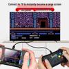 X7M Retro Handheld Game Console: Nostalgic Gaming, Large Screen, 500 Built-in Games, TV Connectivity, Two-Player Mode.