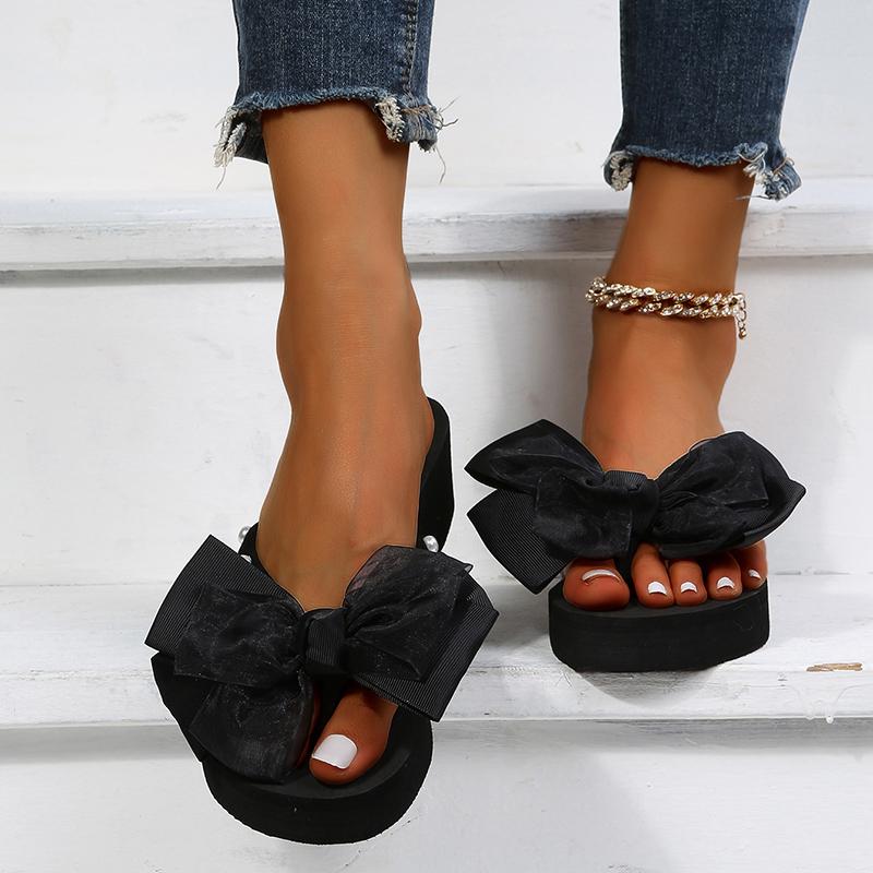 Fashion Women Slippers Summer Platform Wedges Sandals Slides Women Beach Home Shoes Fashion Memory Foam Slippers Zapatos De Mujer