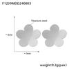 Qiong Yao Stainless Steel 18K Gold Electroplated Irregular Geometric 3D Stud Earrings