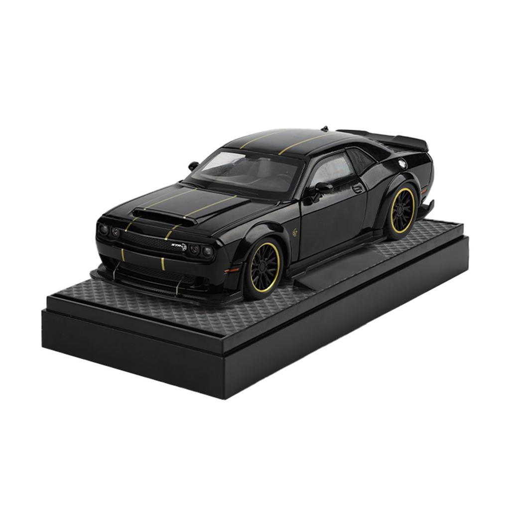 1:32 Dodge Challenger SRT Hellcat Redeye Super Sports Car Alloy Metal Diecast Model Car Sound & Light Hobby Collectible Birthday