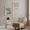 Abstract PICASSO Poster Mid Century Botanical Canvas Painting Neutral Art Print Modern Wall Picture For Living Room Home Decor